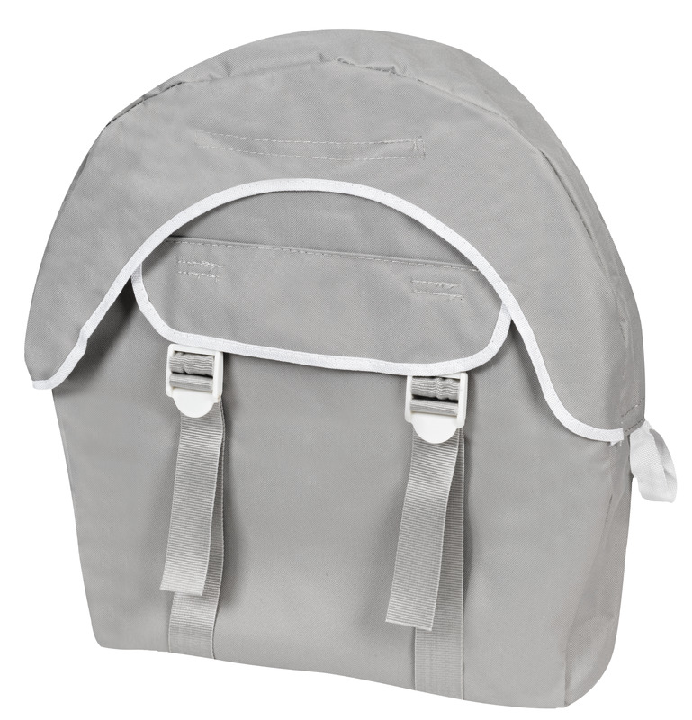 Horseshoe lifebuoy w/ grey cover