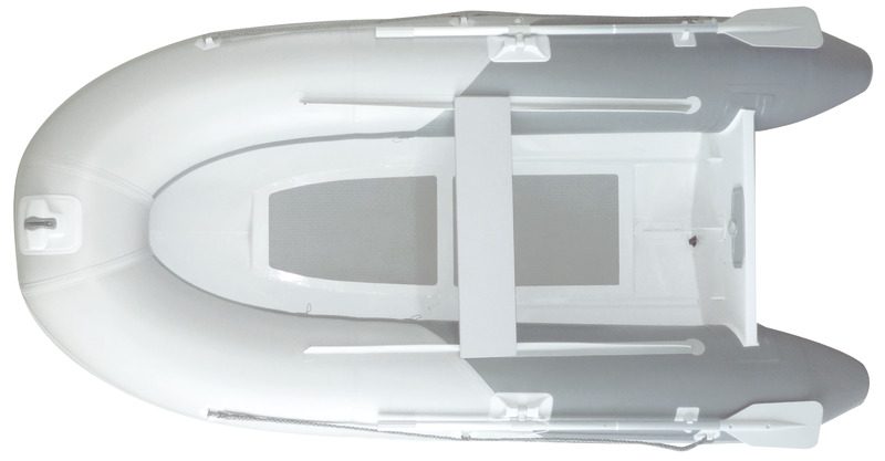 V-hull aluminium dinghy 3.20m 15HP 3p