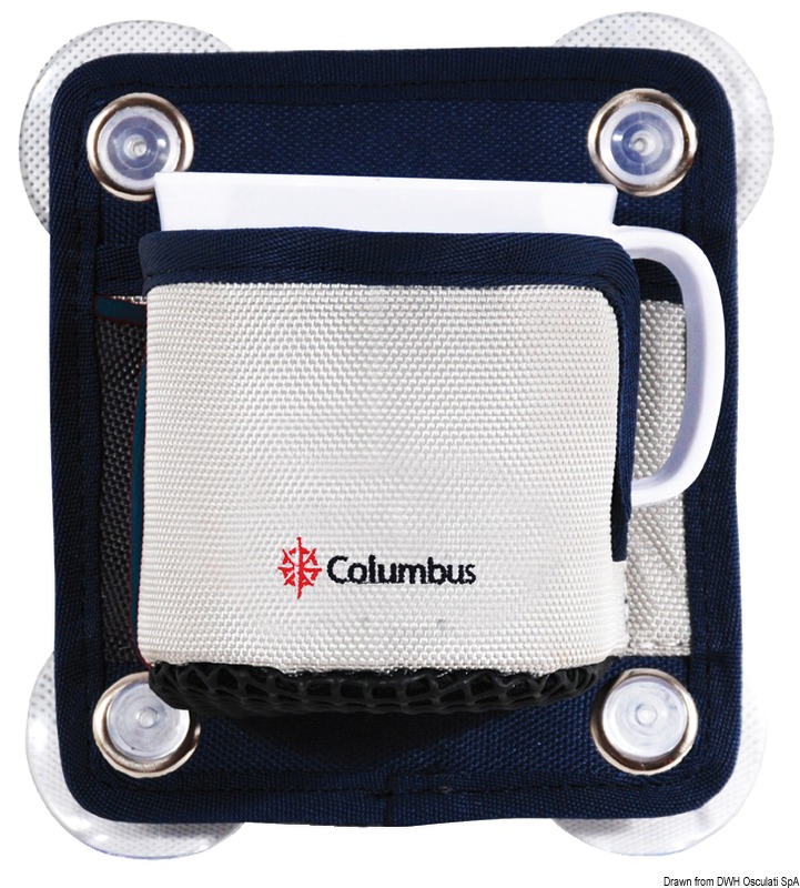 Columbus cup holding pouch w/handle