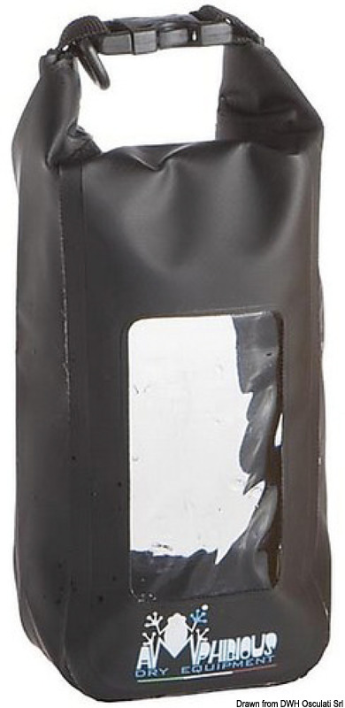 Amphibious watertight black bag