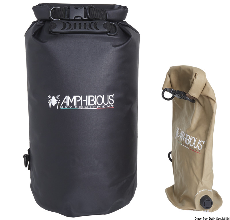 Amphibious Tube Light Evo watertight bag 60 l black