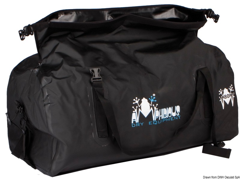 AMPHIBIOUS Cargo watertight black bag 100 l