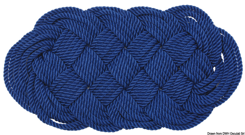 Nylon fop rope blue 72 x 37 cm