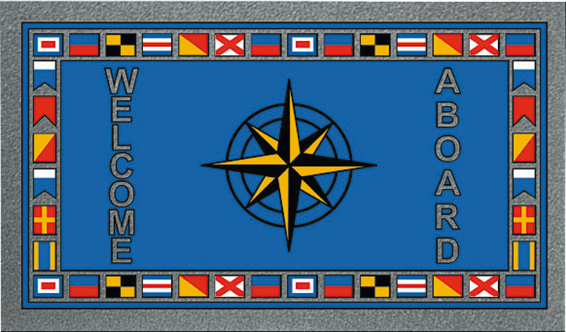 Format antiskid doormat 50 x 80 cm Windrose