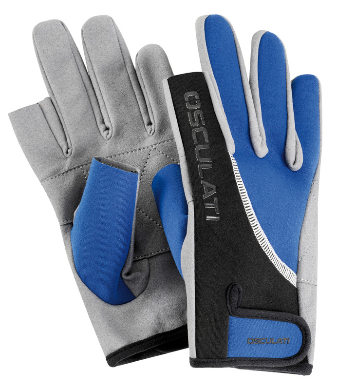 Neoprene sailing gloves thumb and index hub XL