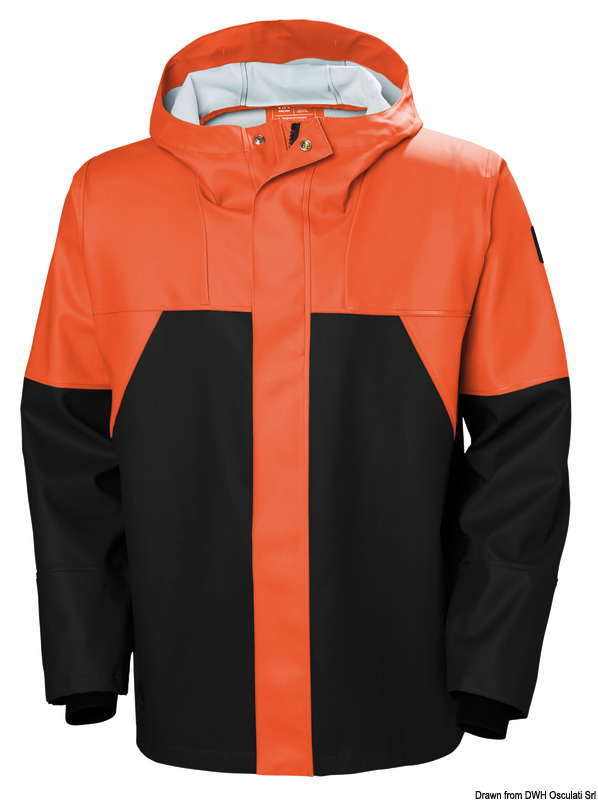 HH Storm Rain jacket orange/black L