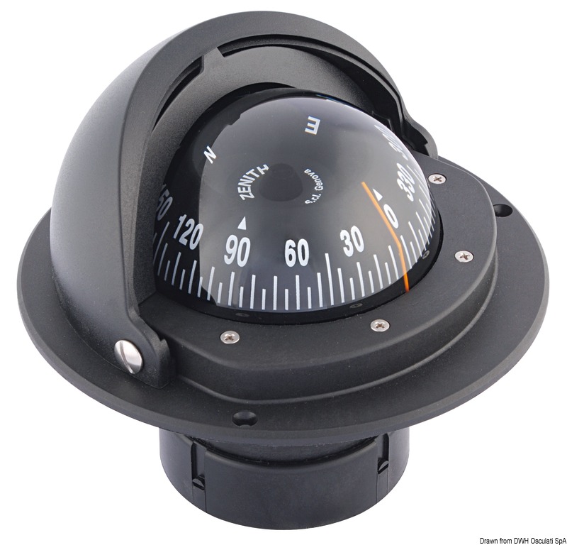 RIVIERA AV compass 3" black rose/black body