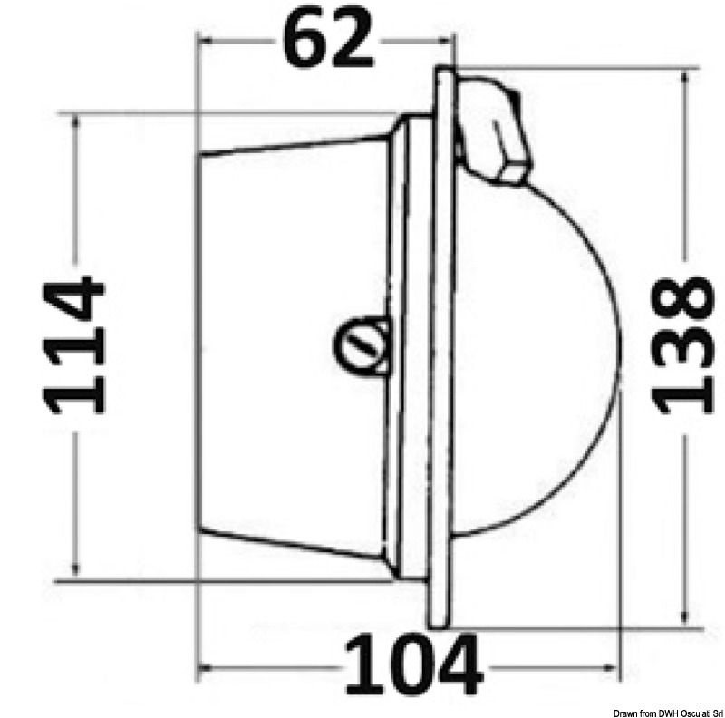 RIVIERA Pegasus compass 3" white rose/red body