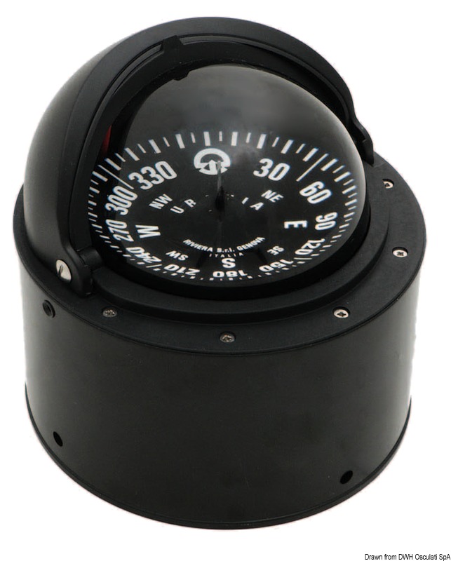 RIVIERA AV compass 4" black rose/black body