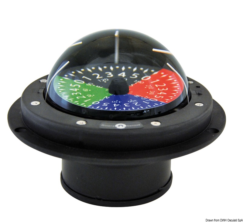 RIVIERA regatta tactic compass 3" black