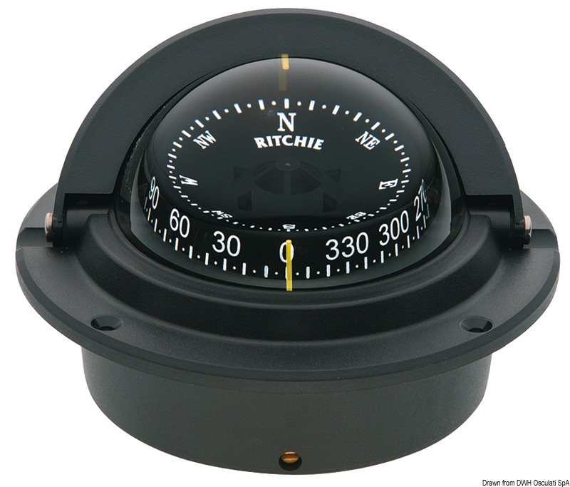 RITCHIE Voyager built-in compass 3" black/black