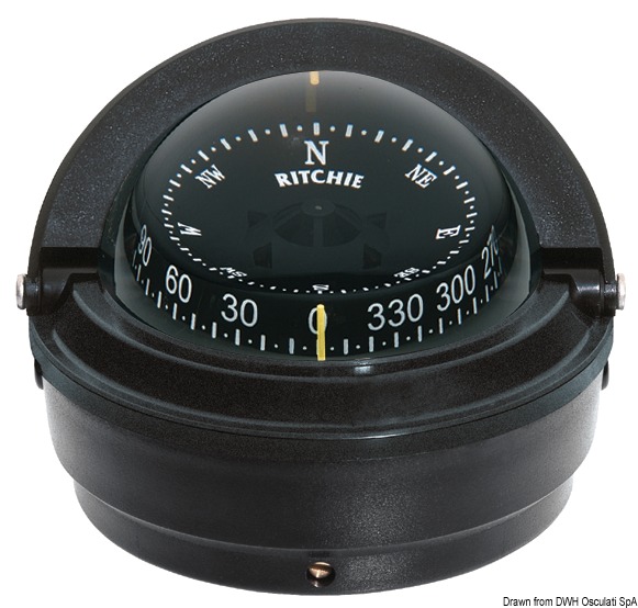 RITCHIE Voyager external compass 3" black/black
