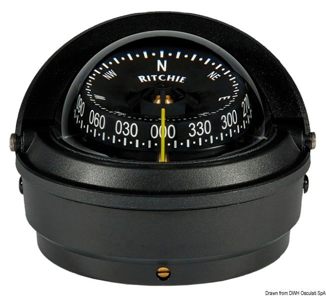 RITCHIE Wheelmark external compass 3" black/black