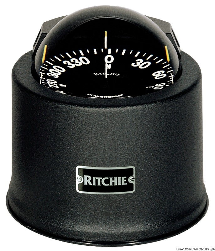 RITCHIE Globemaster compass w/cover 5" black/blac