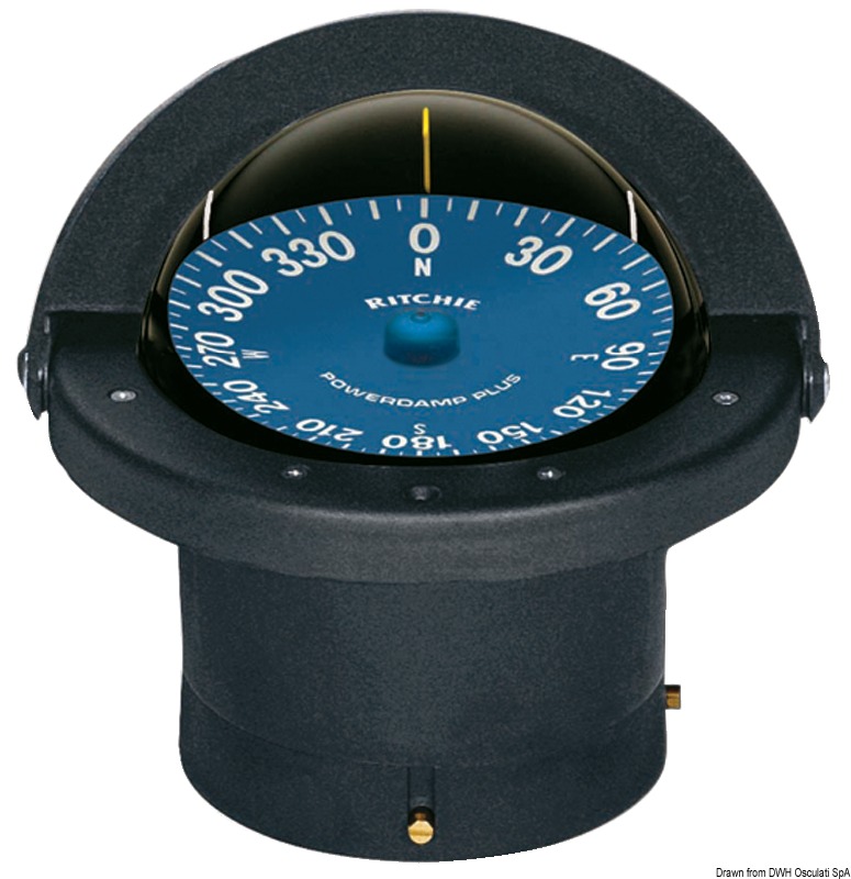 RITCHIE Supersport compass 4"1/2 black/blue