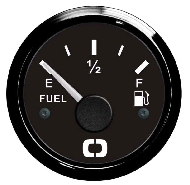 Fuel level gauge 240/33 ohm black/black