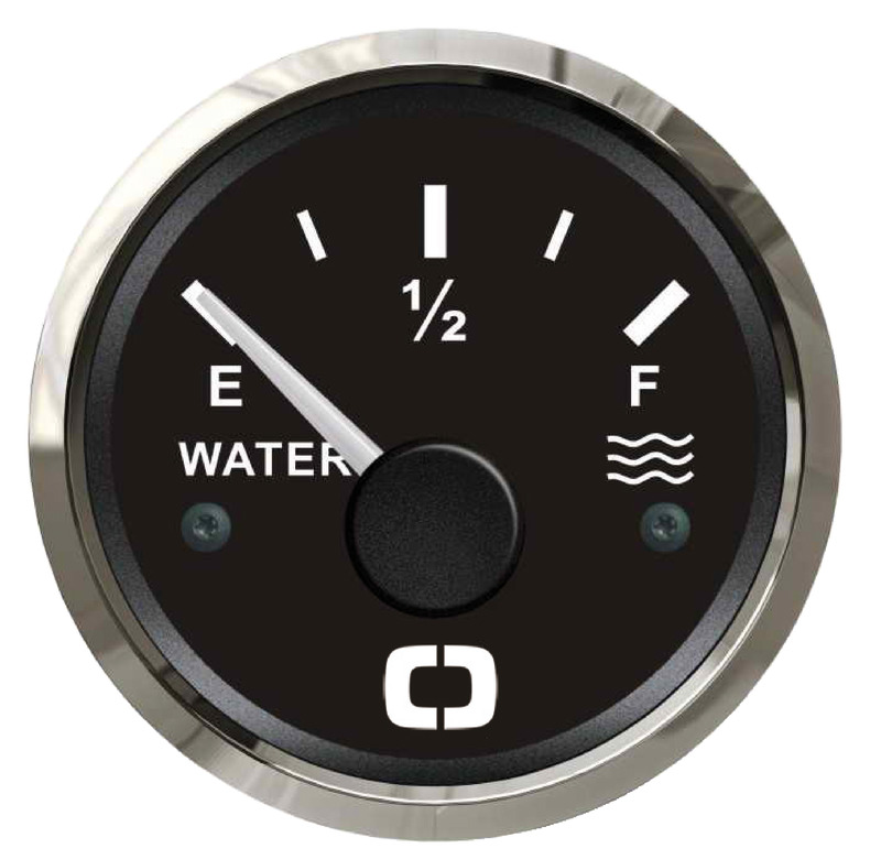 Water level gauge 10-180 ohm black/glossy