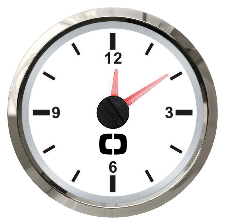 Quartz watch white/glossy