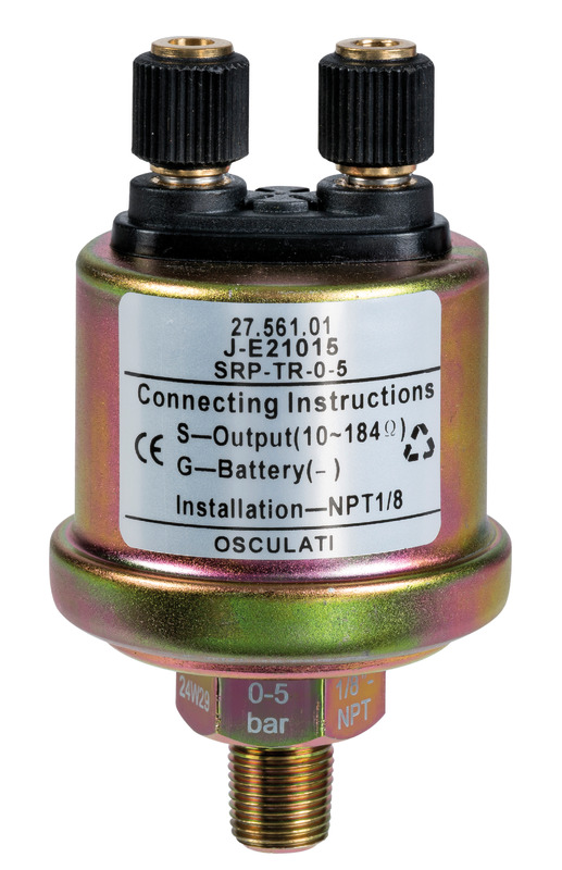 VDO oil pressure bulb 5 bar 1/8"-27 NPT insuleted poles