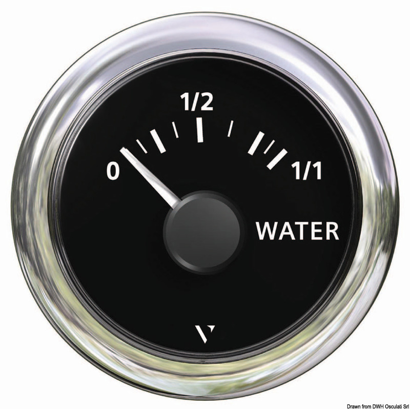 Water level indicator 10/180 ohm black