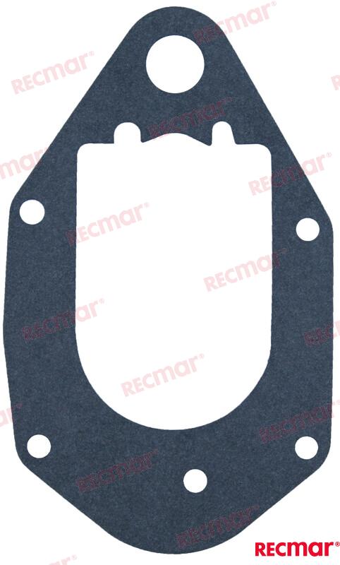 Water pump base gasket 40, 50, 60HP OEM: Mercruiser: 19701, 197011, 27-19701, 27-8M0224241, 27-8M4502052, 8M0036675, 8M4502052
