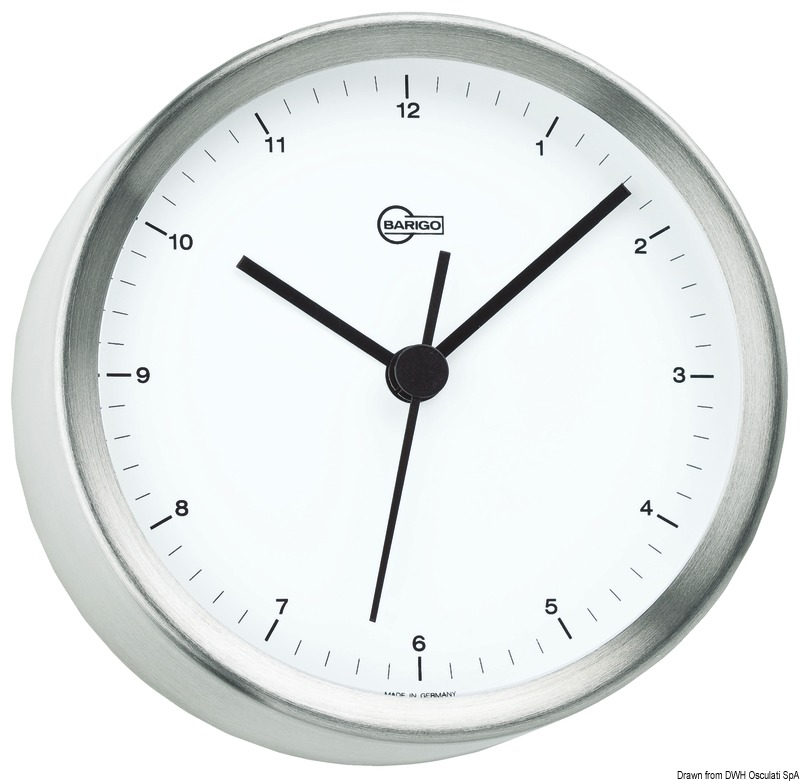 Barigo Steel quartz clock