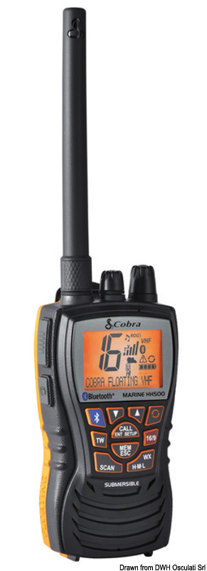Cobra MR HH500 floating VHF w/bluetooth