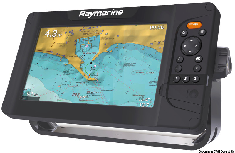 RAYMARINE Element Echo sounder 7 S w/chart