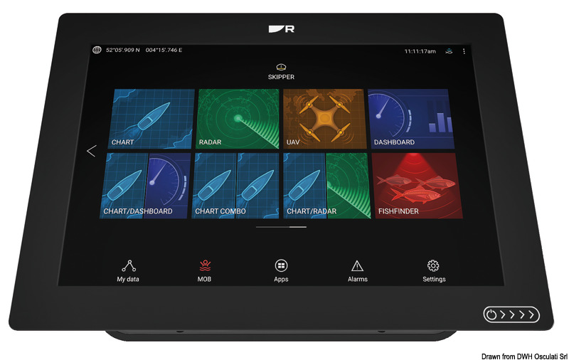 RAYMARINE Axiom+ 7RV w/chart