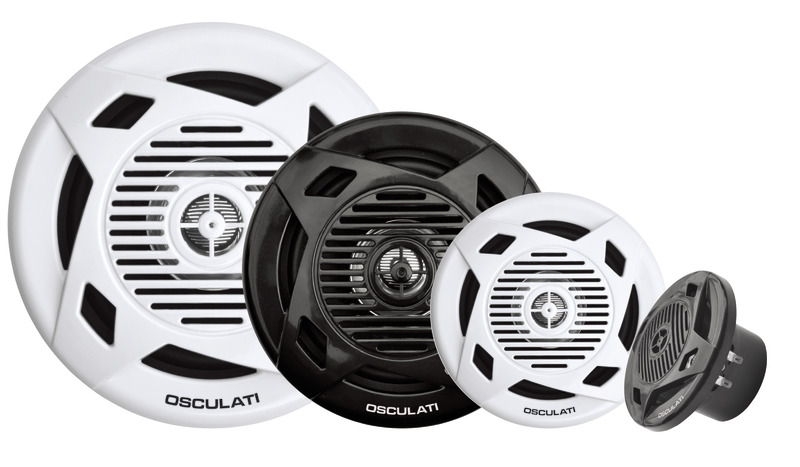 Pairs of dual cone loudspeakers 3" 2x20 W black