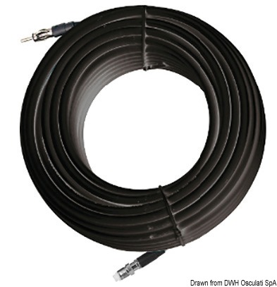 RG62 cable for Glomeasy Line AM/FM antennas 6 m