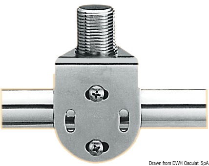 GPS/VHF antenna support AISI 316