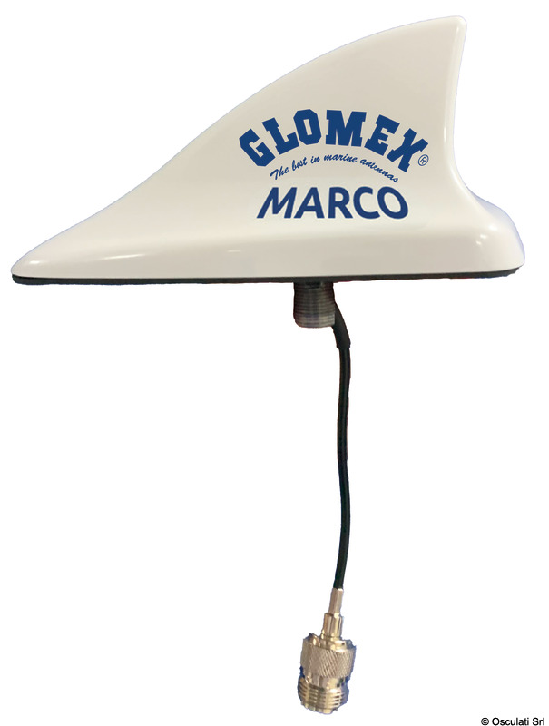 GLOMEX MAKO VHF antenna 250mm white
