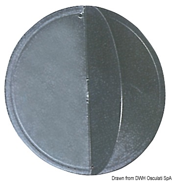 Black polycarbonate signal ball