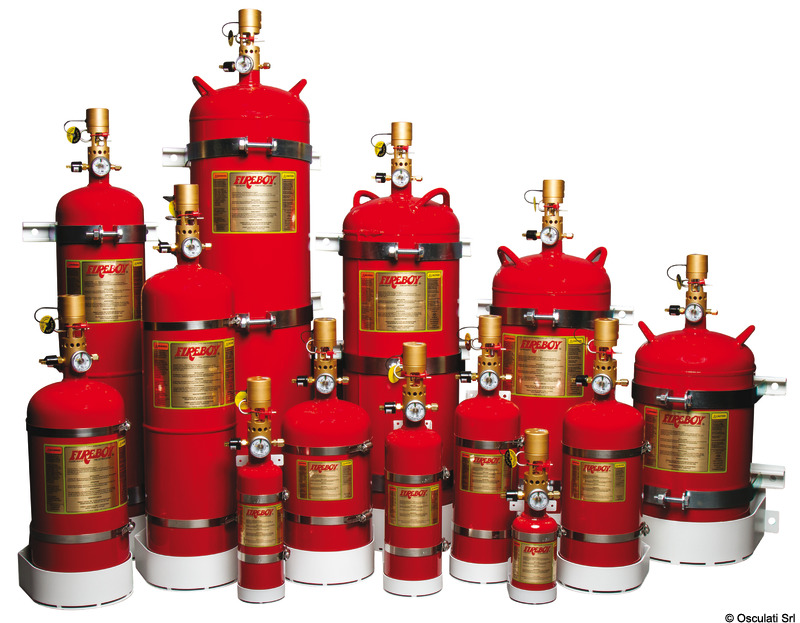 Automatic/manual fire extinguisher 22 kg