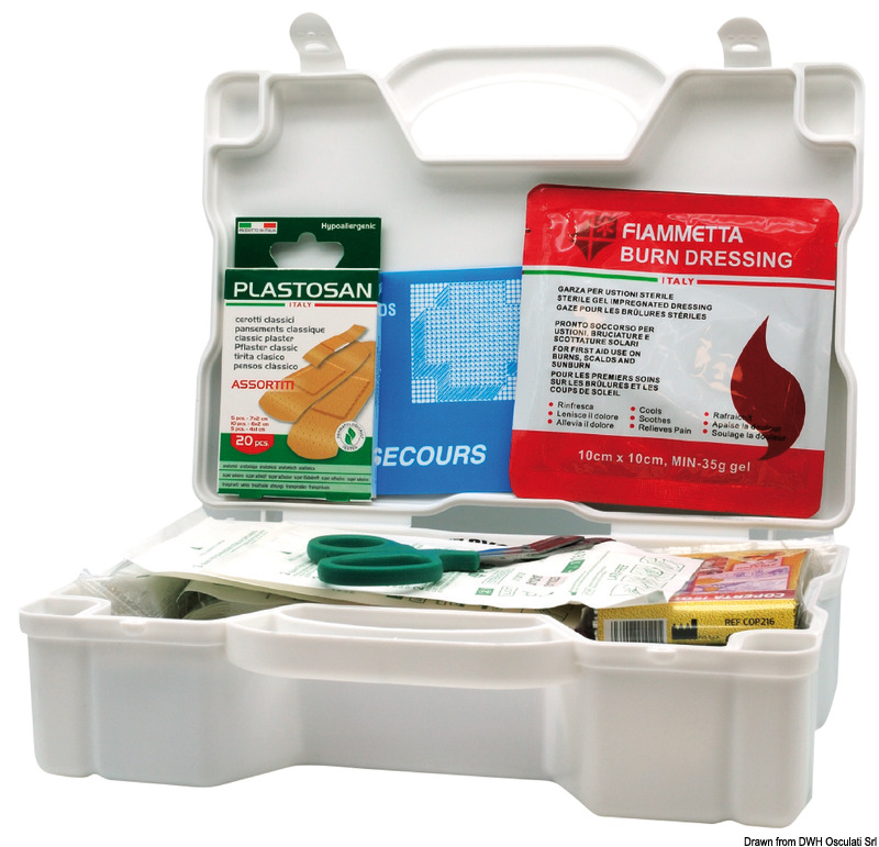 Francia first aid kit case -over 60 miles