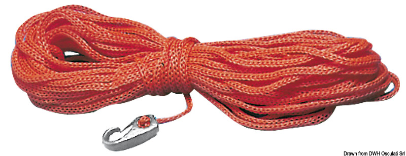 Floating rope for diver signal buoy