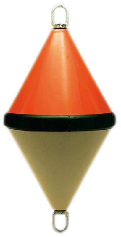 Two-cone buoy 85 l w/pole Ø 12 mm