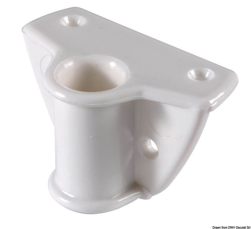 Socket for nylon rowlock wall mount