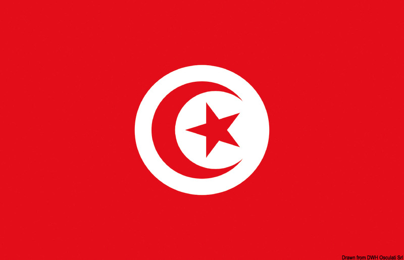 Flag Tunisia 30 x 45 cm