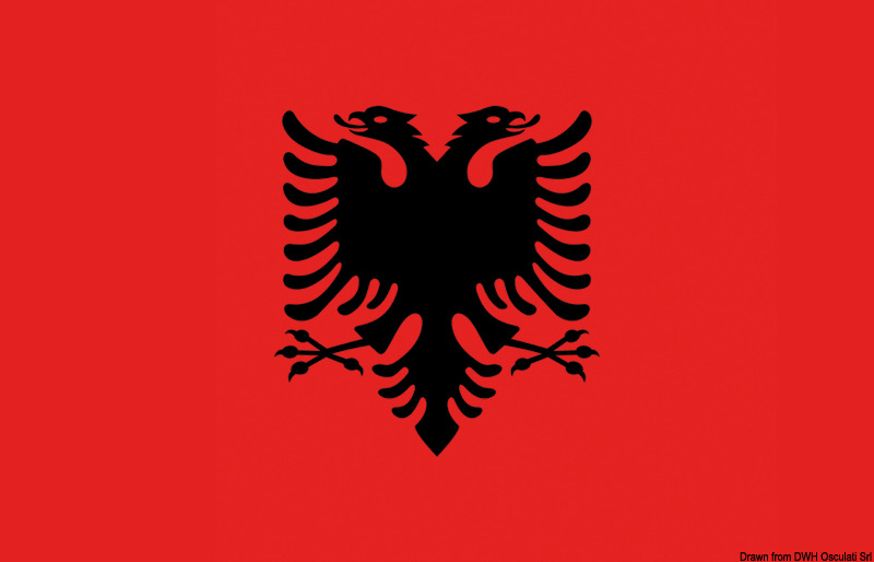 Flag Albania 20 x 30 cm