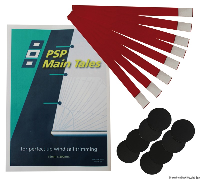 PSP permanent wind indicator strips 8-pcs-package