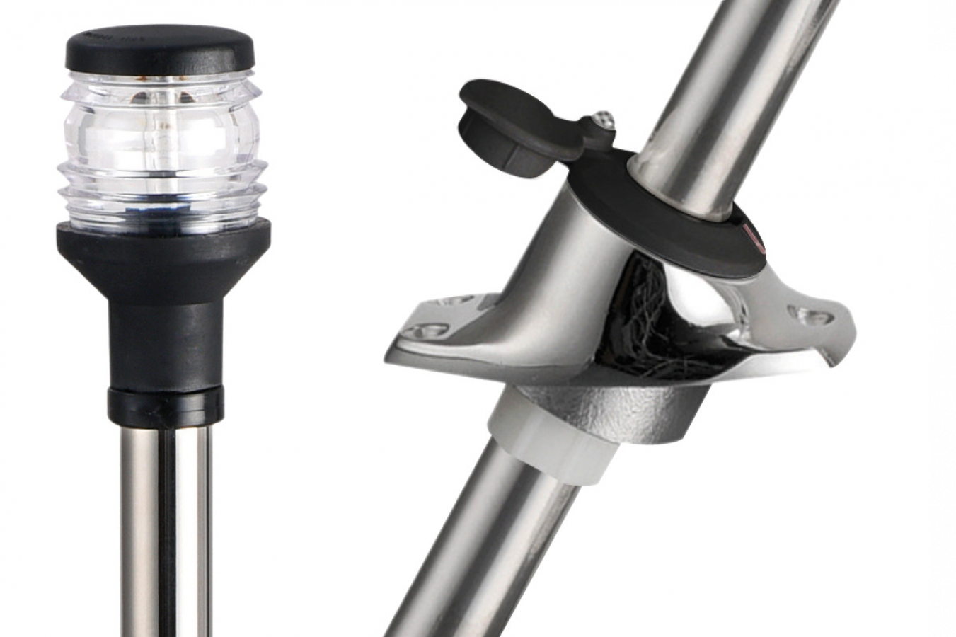 Top Light 60 cm S.S. Black - 12 V 5 W