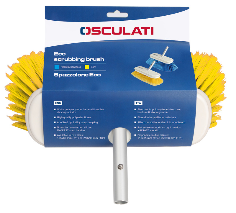 Osculati Eco soft yellow scrubber 195 x 85 mm