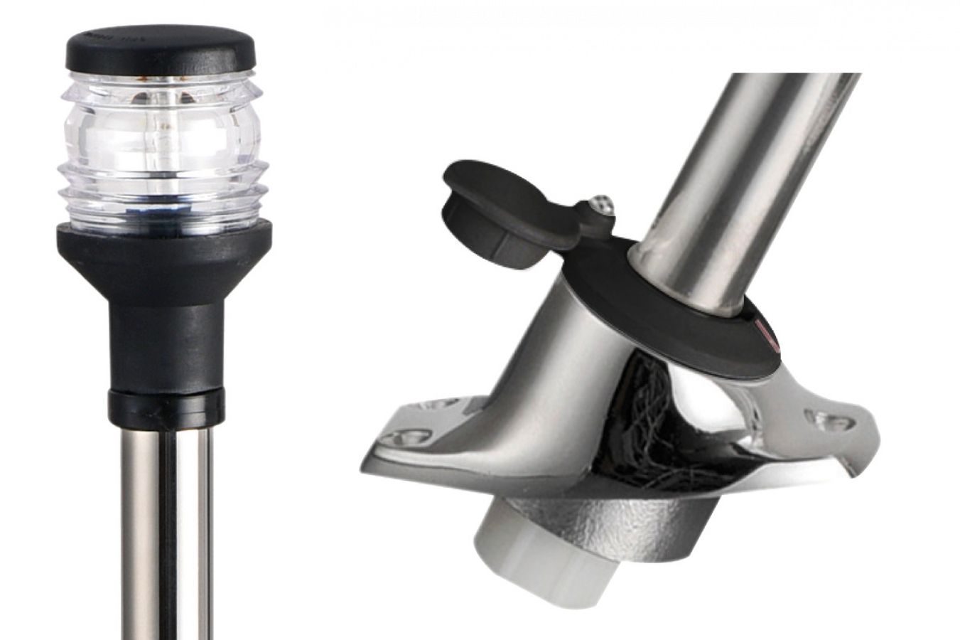 Top Light 60 cm S.S. bLack 12 V 5 W