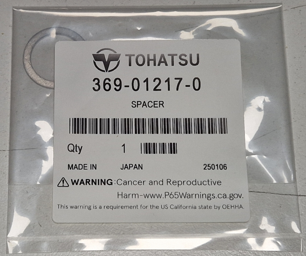 Spacer Mercury 23-815018, Tohatsu 369-01217-0