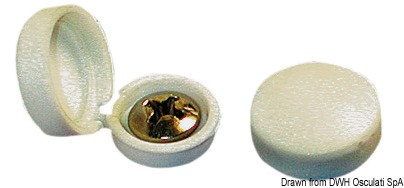 Shore Cap under-screw washer white