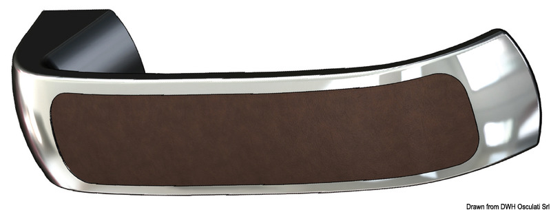 LEATHER handles w/plates ext. left internal left