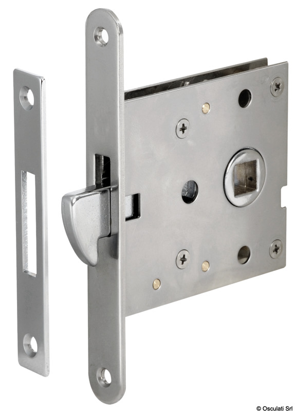 Flush lock for sliding doors