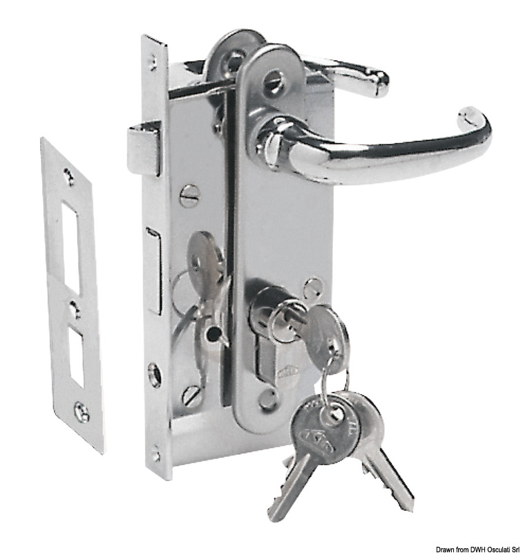 Lock left 150x15 mm